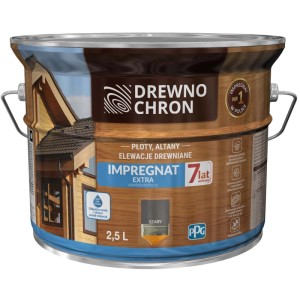 Drewnochron Impregnat Extra powłokotwórczy szary - 2,5L