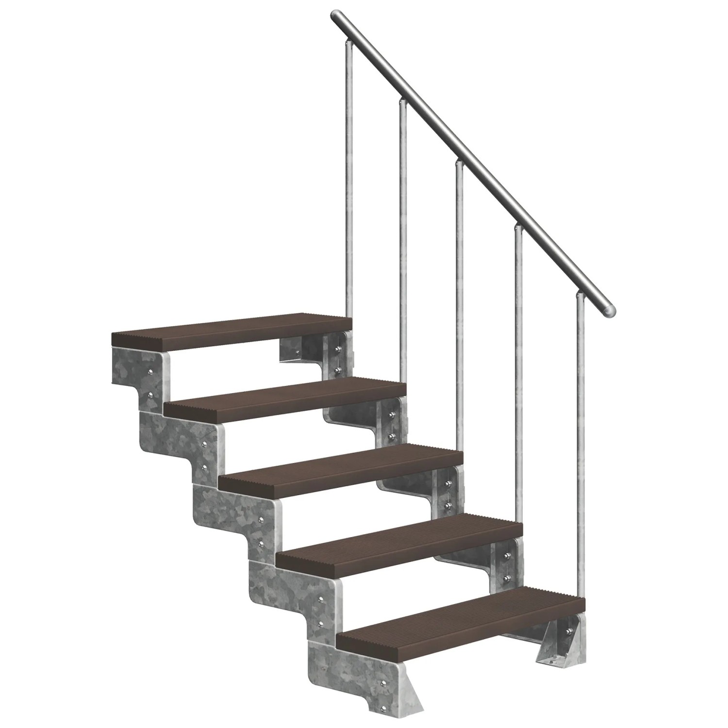 Dolle Schody zewnętrzne Garden Trimax Ciemny brąz 80 cm 5 stopni