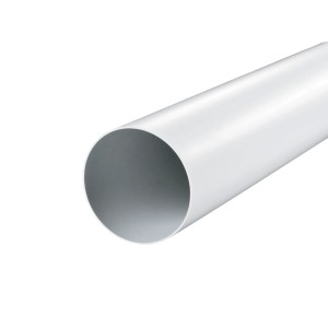 Biała rura, kanał lub złączka.