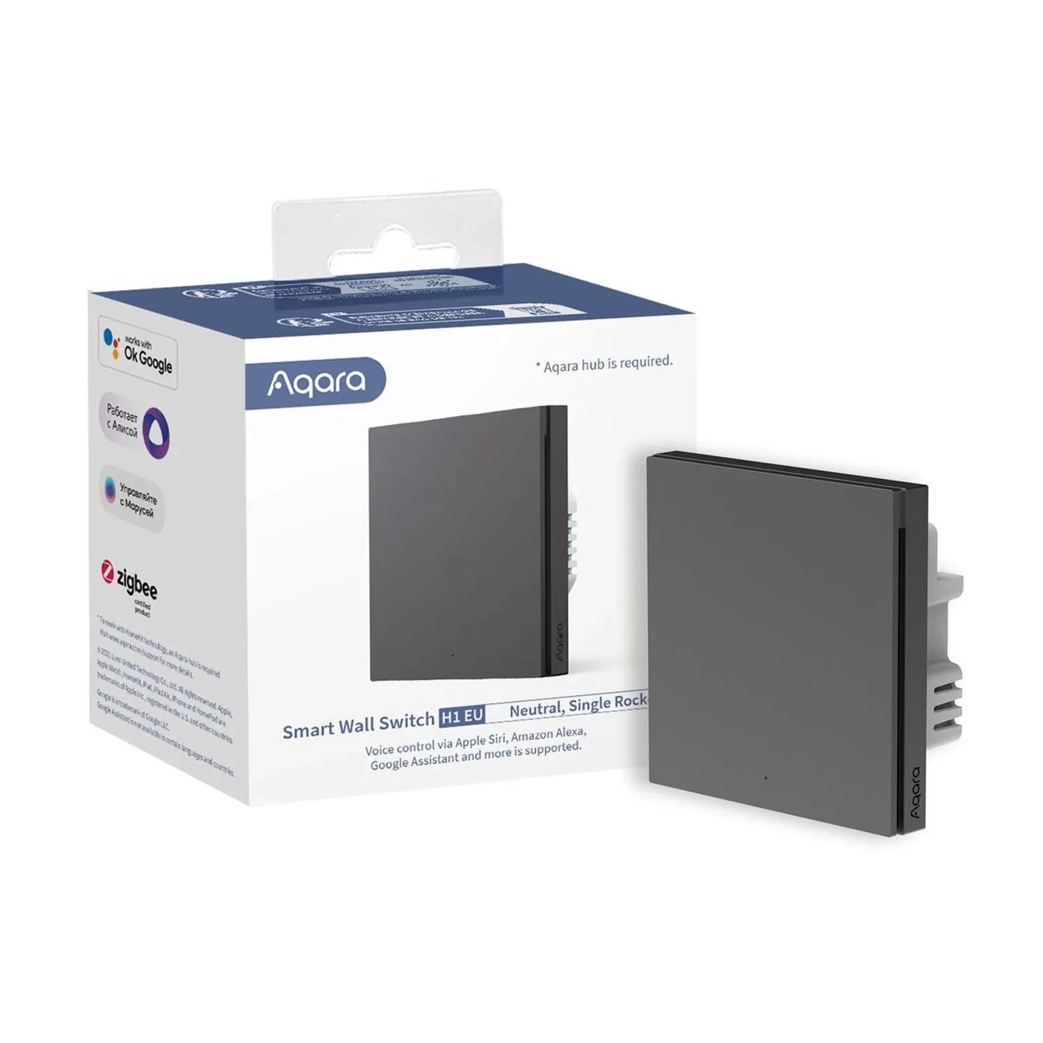 Aqara Przełącznik światła Smart Wall Switch H1 szary