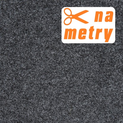 Chemifarb Wykładzina dywanowa Combo ciemny szary 2 m