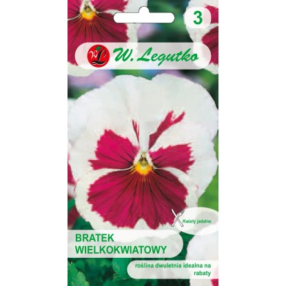 Legutko Bratek wielokwiatowy White/Pink biały 0,3g