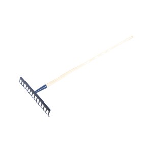 Grabie LUX z 14 zębami i trzonkiem 150 cm do prac ogrodowych.