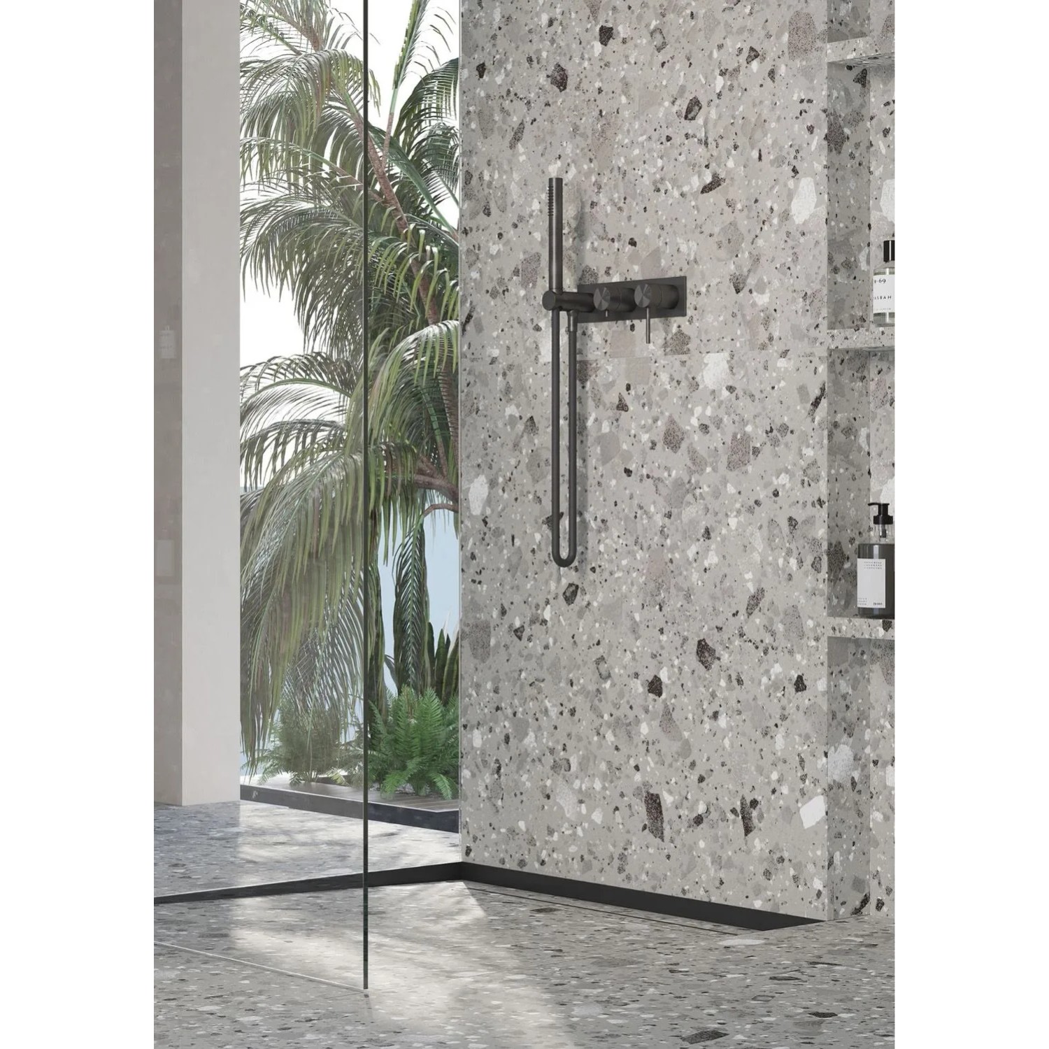 Eviso Listwa spadkowa czarny mat lewa 180 cm_4
