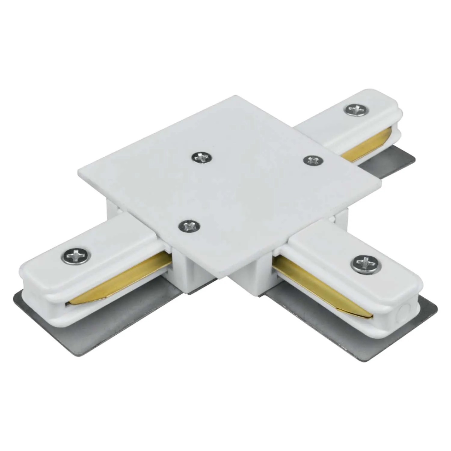 DPM Złączka typu T do szyny podtynkowej X-LINE biała