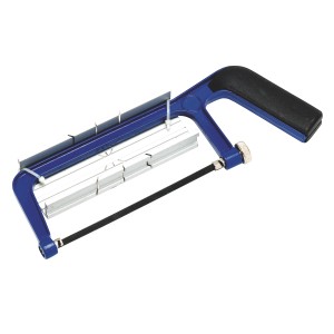 Zestaw LUX Uniwersalna piła Classic z aluminiową skrzynką uciosową, niebieski.