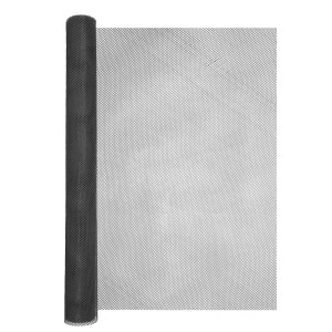 Rolka t.b.t., jedna z ogrodniczych pomocy. Ciemna, drobna siatka.