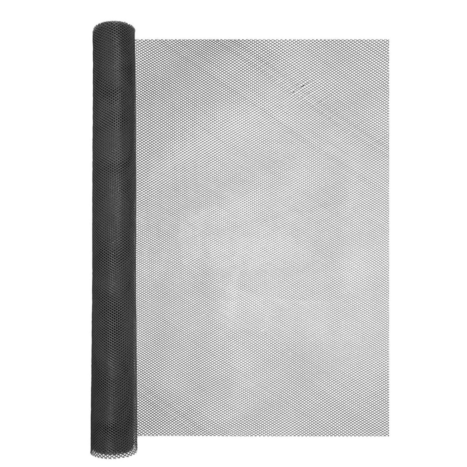Siatka plastikowa czarna ocz. 7 x 7 mm - 1,2 x 5 m