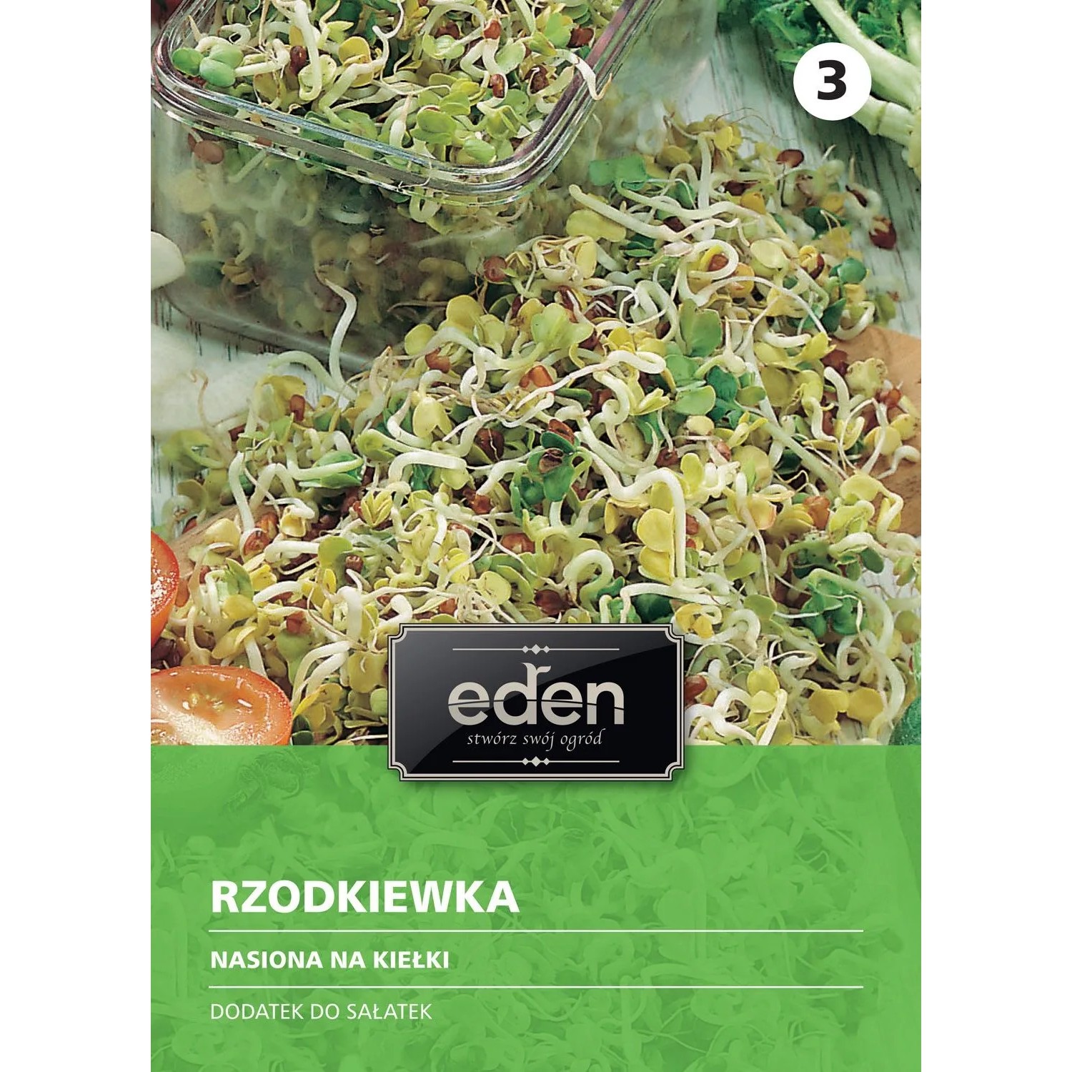 Nasiona na kiełki rzodkiewka - 25 g