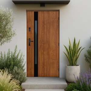 Pantor Drzwi zewnętrzne  stalowe MONACHIUM złoty dąb 100P