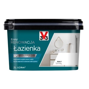 t.b.t. Farba do łazienki, biała, satynowa, 2 litry. Do łatwej renowacji łazienki.