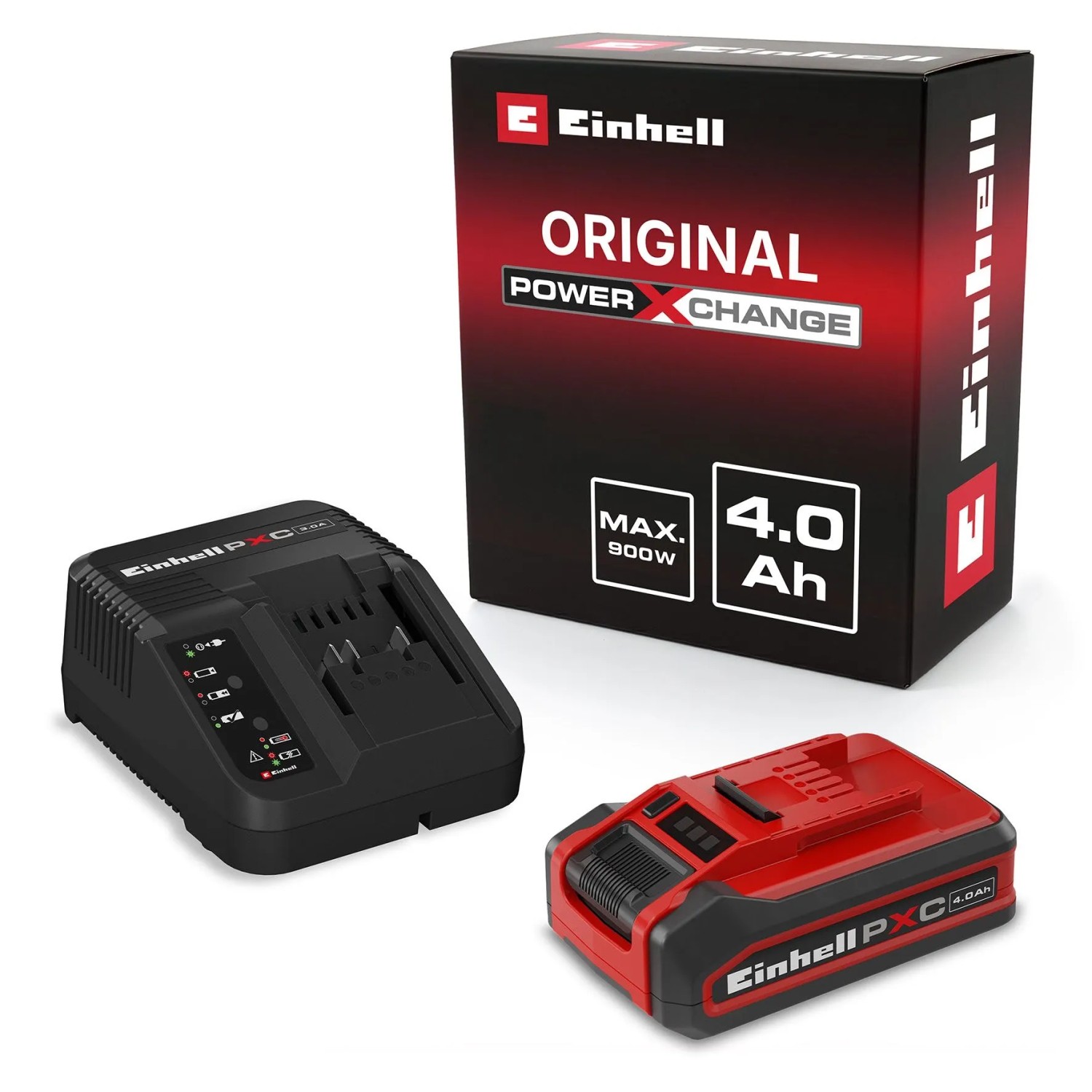 Einhell Zestaw startowy PXC - akumulator 18V 4,0 Ah + ładowarka 3A