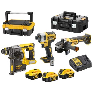 DeWALT Zestaw narzędzi akumulatorowych DCK305P3T + 3 akumulatory 5,0 Ah