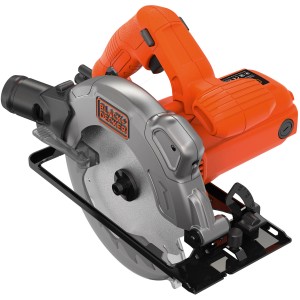 Pilarka tarczowa Black+Decker CS1250L, 1250 W, z laserem do precyzyjnych cięć.
