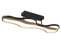 Globo Lampa sufitowa LED BEZZY 30W 3000K 1000lm czarno-brązowa