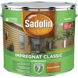 Sadolin Classic impregnat do drewna, ochrona drewna na zewnątrz, wygląd drewna.