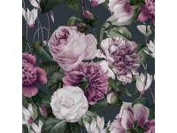 Tapeta papierowa CIEMNE PIWONIE