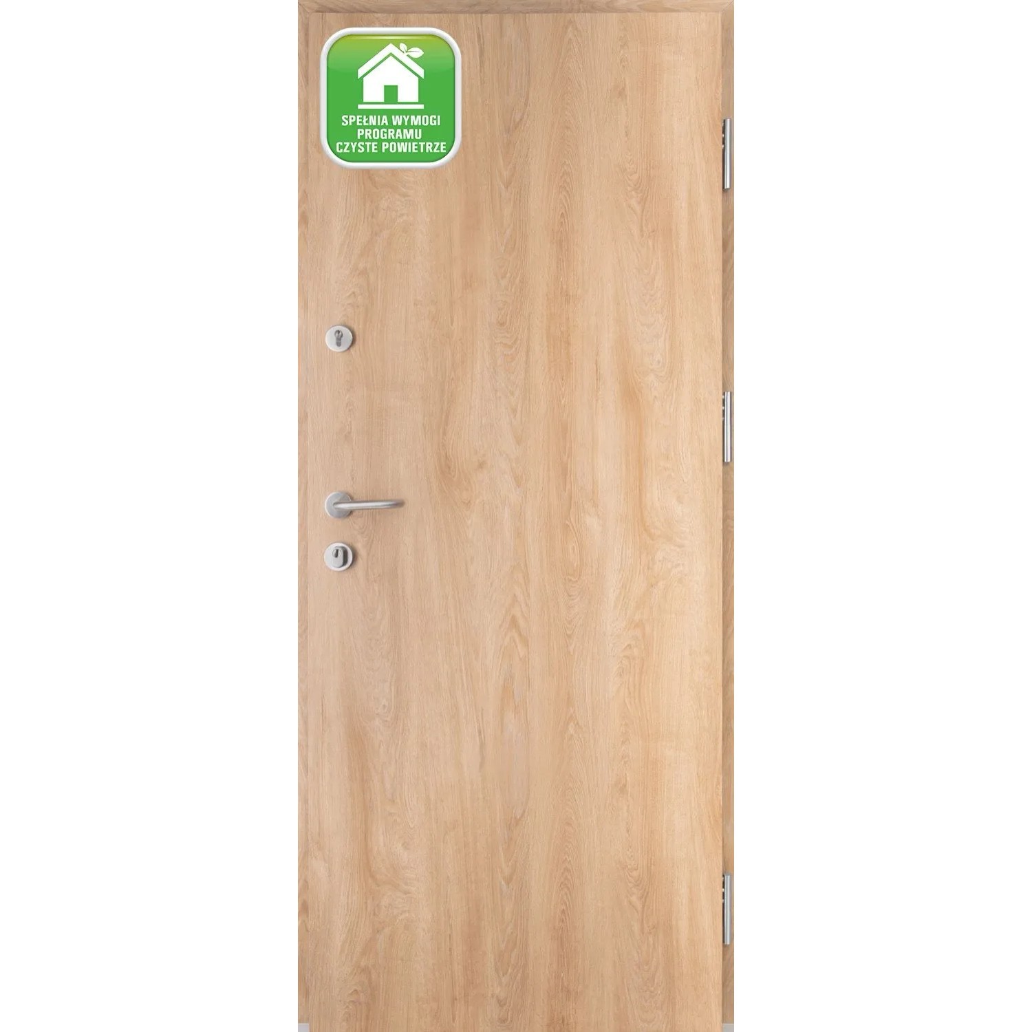 Drzwi zewnętrzne Hirus 44 dB RC2 Dąb Naturalny 80L