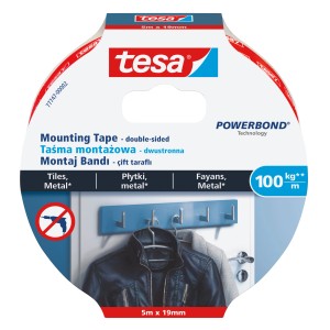 Taśma montażowa Tesa Powerbond do płytek i metalu, udźwig do 100kg/m