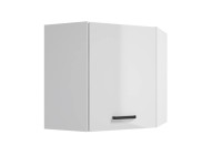 Defra Szafka kuchenna górna narożna NAPOLI biel/czarny 60 cm