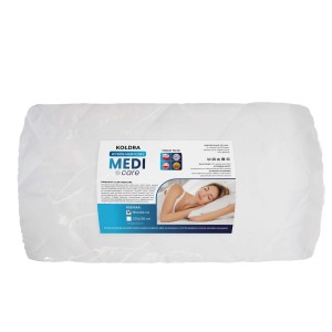 Zapakowana, biała kołdra t.b.t. z kategorii Pościel.