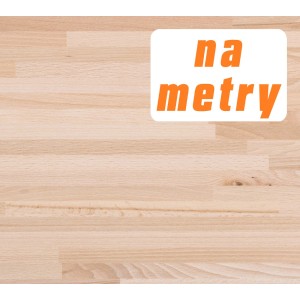 Jasny drewniany blat kuchenny, cięty na wymiar.