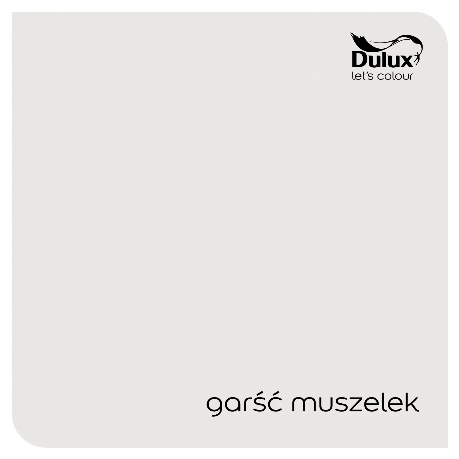 Próbka koloru farby do ścian t.b.t. marki Dulux.