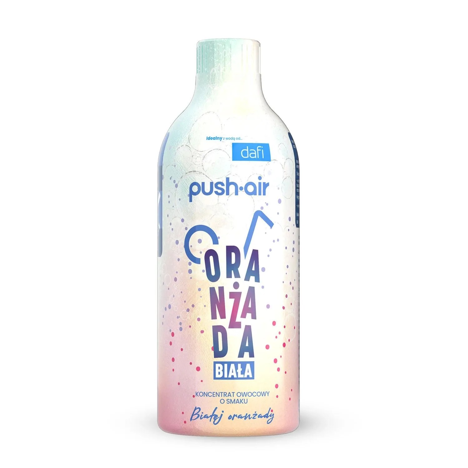 Dafi Koncentrat napoju do saturatora PushAir o smaku Biała Oranżada 500 ml