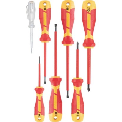 LUX-TOOLS Zestaw Wkrętaków VDE 7 szt.