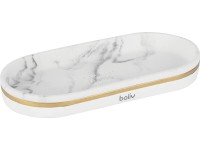 Baliv Podstawka łazienkowa biało-złota