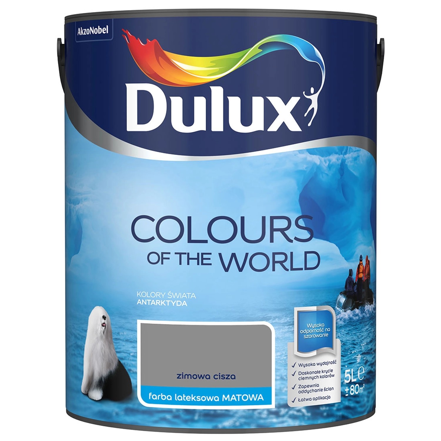 Фото - Фарба / емаль Dulux Farba  Kolory Świata zimowa cisza 5 l 