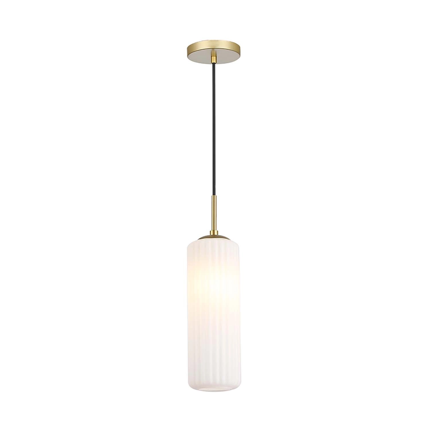 MiLAGRO Lampa wisząca VESTA 1xE27 15W biało-złota