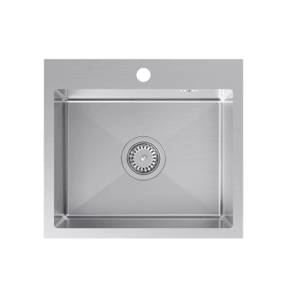 Zlew Chris 50 cm 1-kom stalowy