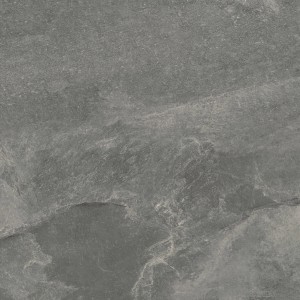 Szara płytka podłogowa o wyglądzie kamienia do użytku wewnętrznego i zewnętrznego.