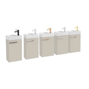 Zestaw Metro szafka i umywala 40 kaszmir