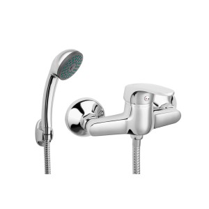 Zestaw baterii prysznicowej t.b.t. z słuchawką, chrom.