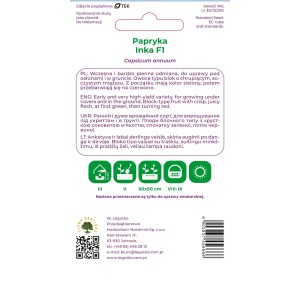 Legutko Papryka Inka czerwona 0,5g