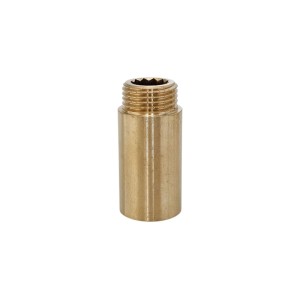Fluvius Przedłużka GW/GZ mosiądz 1/2" x 40mm