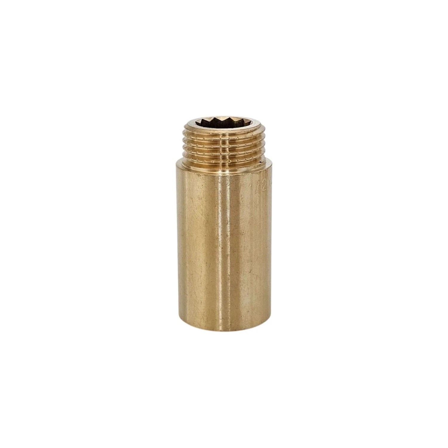 Fluvius Przedłużka GW/GZ mosiądz 1/2" x 40mm