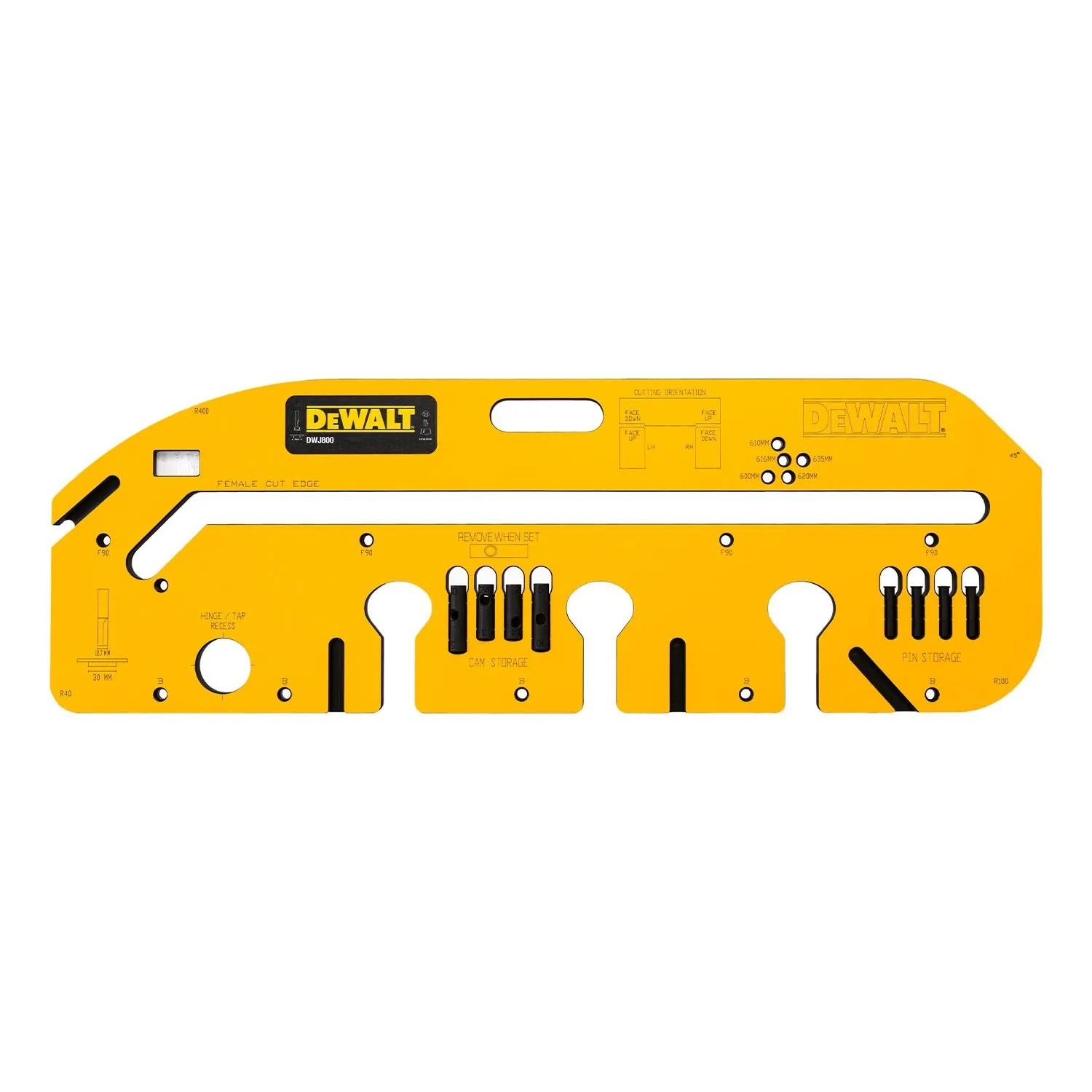 DeWALT Szablon do łączenia blatów DXWJ800E 800 mm