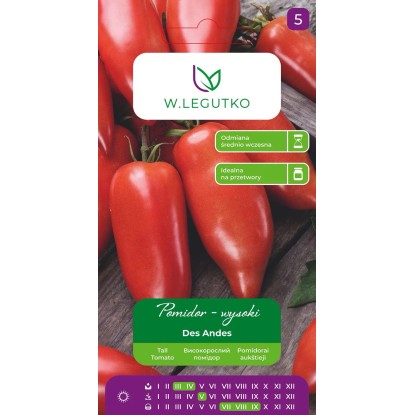 Legutko Pomidor Des Andes czerwony 0,3g