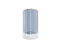 Kabi Kabina prysznicowa Ideal R55 80 chrom z wysokim brodzikiem