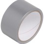 Taśma tkaninowa LUX srebrna, 10 m x 50 mm, do napraw i mocowania.