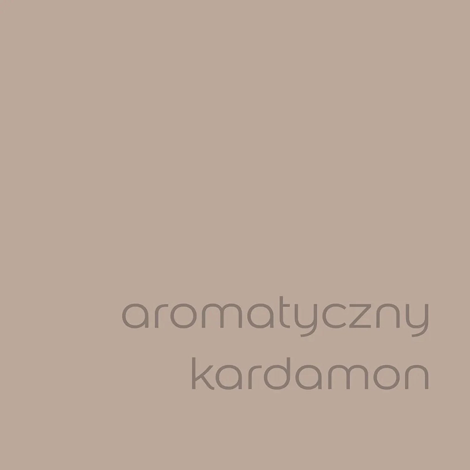 Próbka koloru farby do ścian t.b.t. w kolorze Kardamon; do wnętrz.