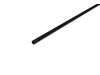 Cezar Rura okrągła PCV D7 dł. 1 m czarna