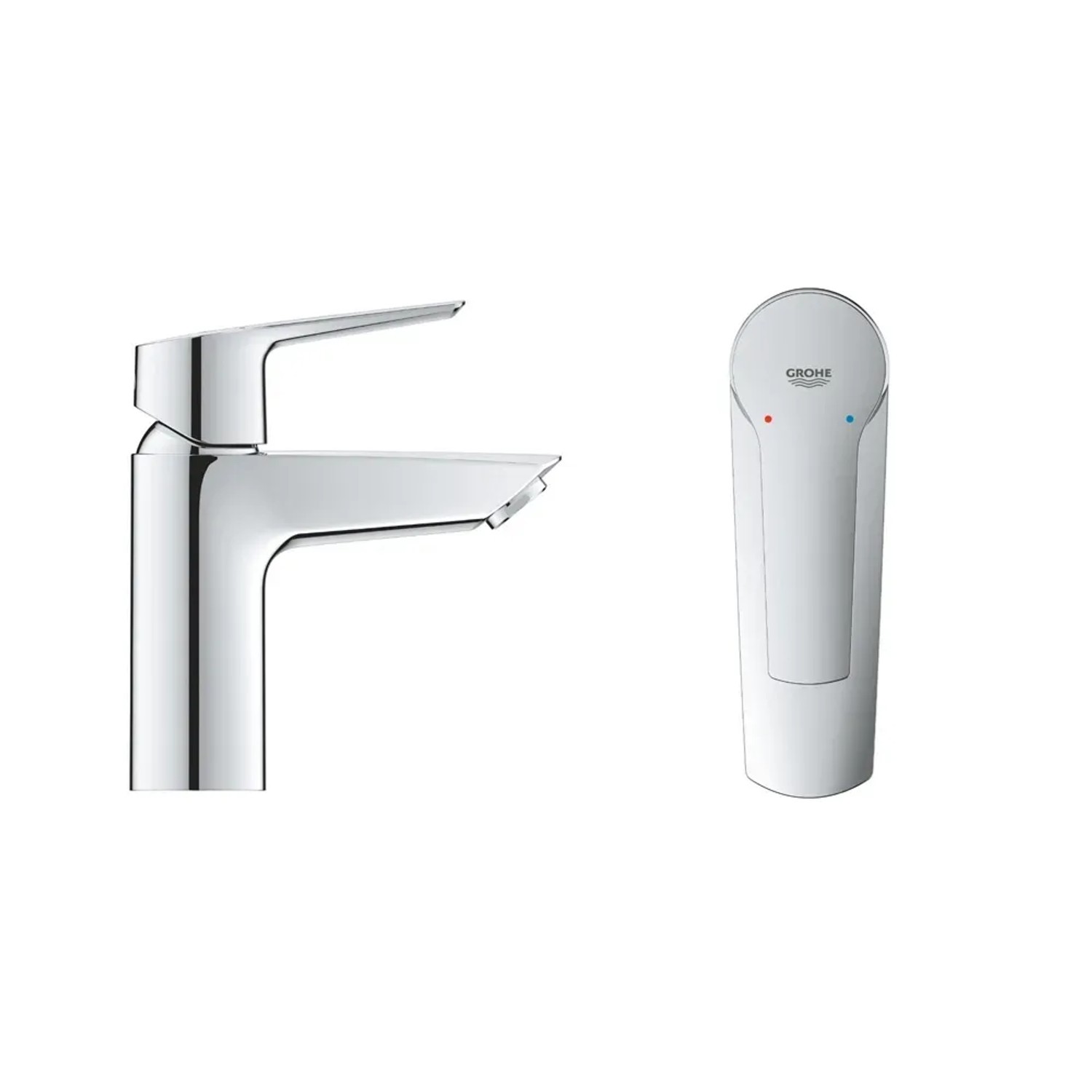 Bateria umywalkowa Grohe QuickFix Start S-Size z zestawem odpływowym, chrom.