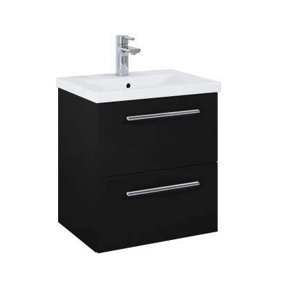 Elita Zestaw Cheese Szafka Z Umywalką Black 50 Cm