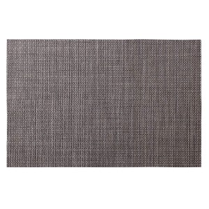 Szara podkładka t.b.t. o tkanej teksturze.