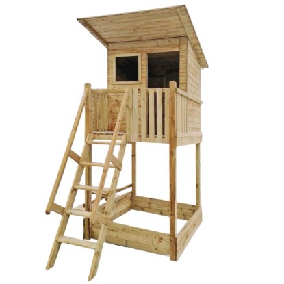 4IQ Domek na palach Beach House ze schodkami wys. 303 cm