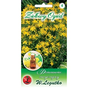 Opakowanie nasion dziurawca: Żółte kwiaty do ogrodu.